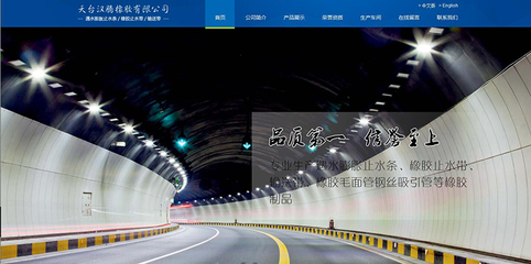 臺州賽諾簽約天臺漢騰橡膠制品廠網站建設項目